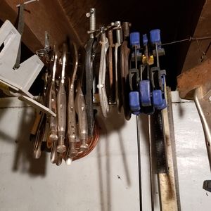 C clamps and regular clamps